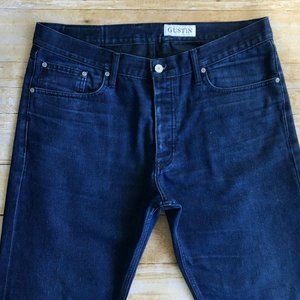 Gustin Straight Raw Selvedge Jeans 35 x 34